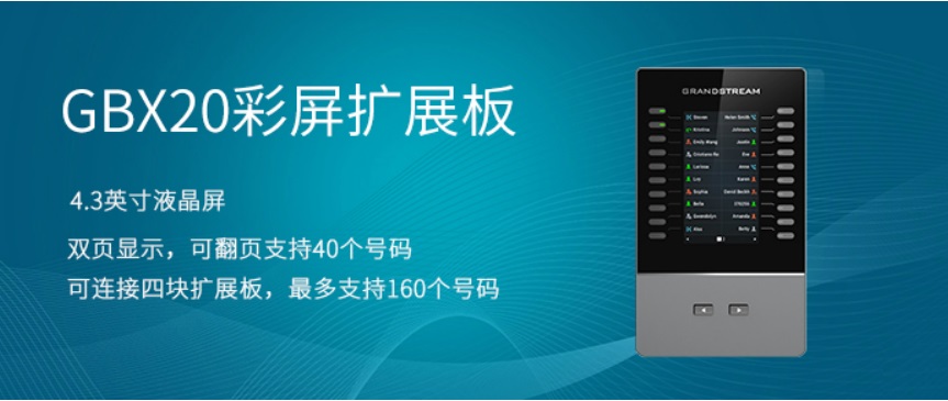 GrandStream潮流网络,扩展板,GBX20